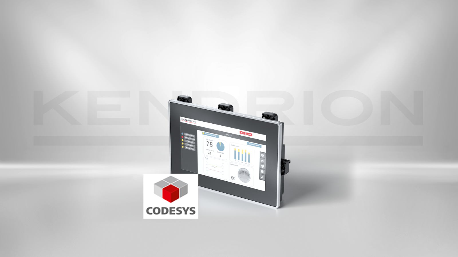Kuhnke Vico MT 727 CODESYS HMI 7" Multitouch, 1024x600